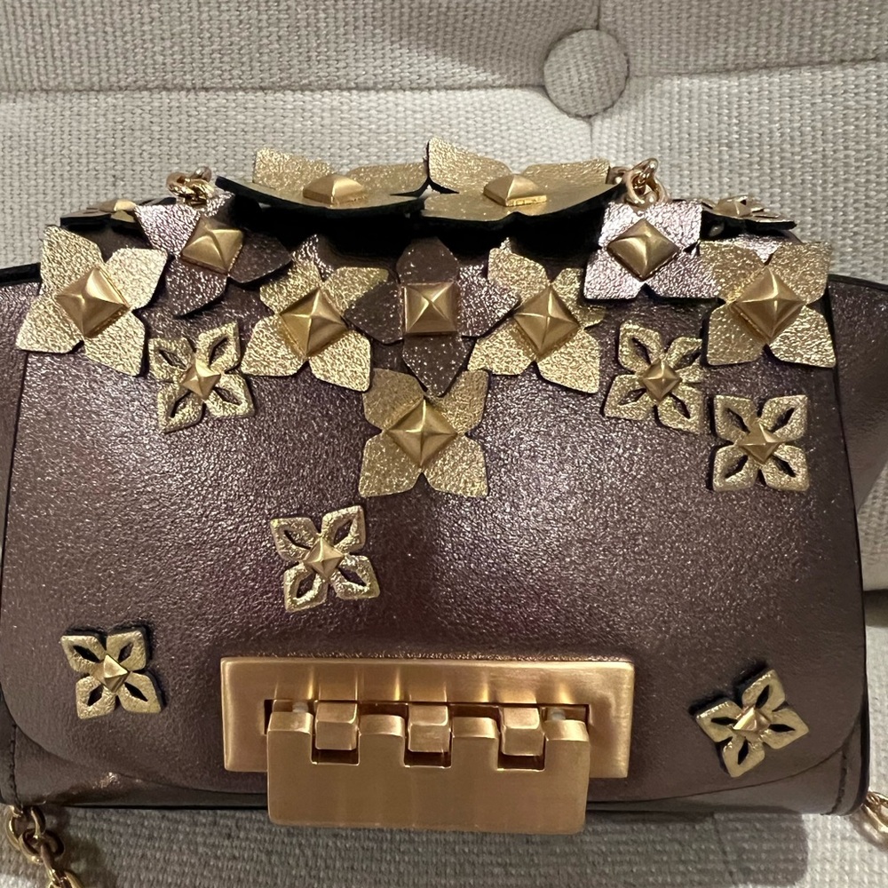 Zac Posen flower embellished crossbody bag